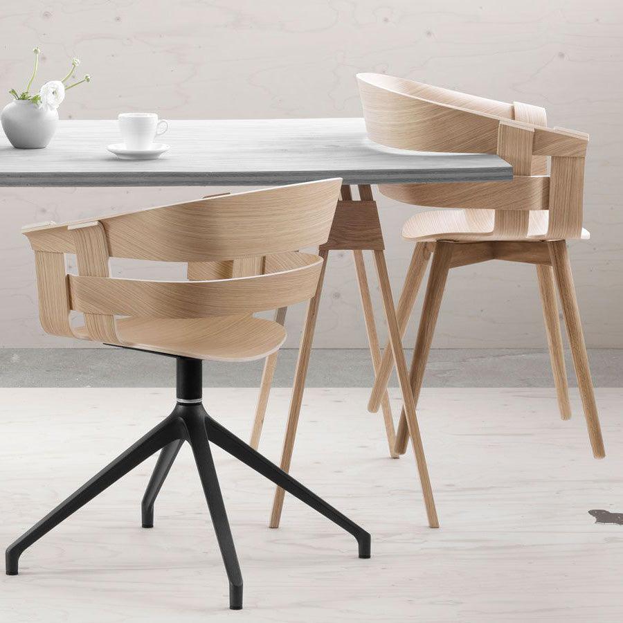 Chaise Wick - Assise en frêne, pieds en bois de frêne - 37+ Design