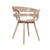 Chaise Wick - Assise en chêne, pieds en chêne - 37+ Design