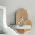 Étagère murale Alba Oval en bois - finition chêne - 37+ Design