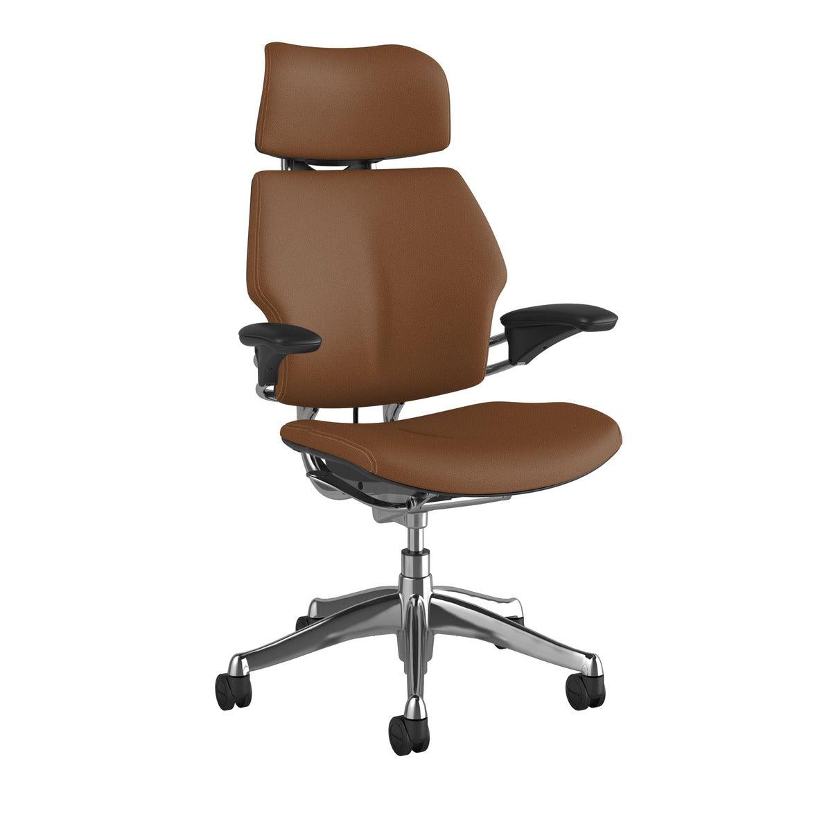 Fauteuil inclinable avec appui-tête Freedom - Cuir Corvara Saddle/Tan - 37+ Design
