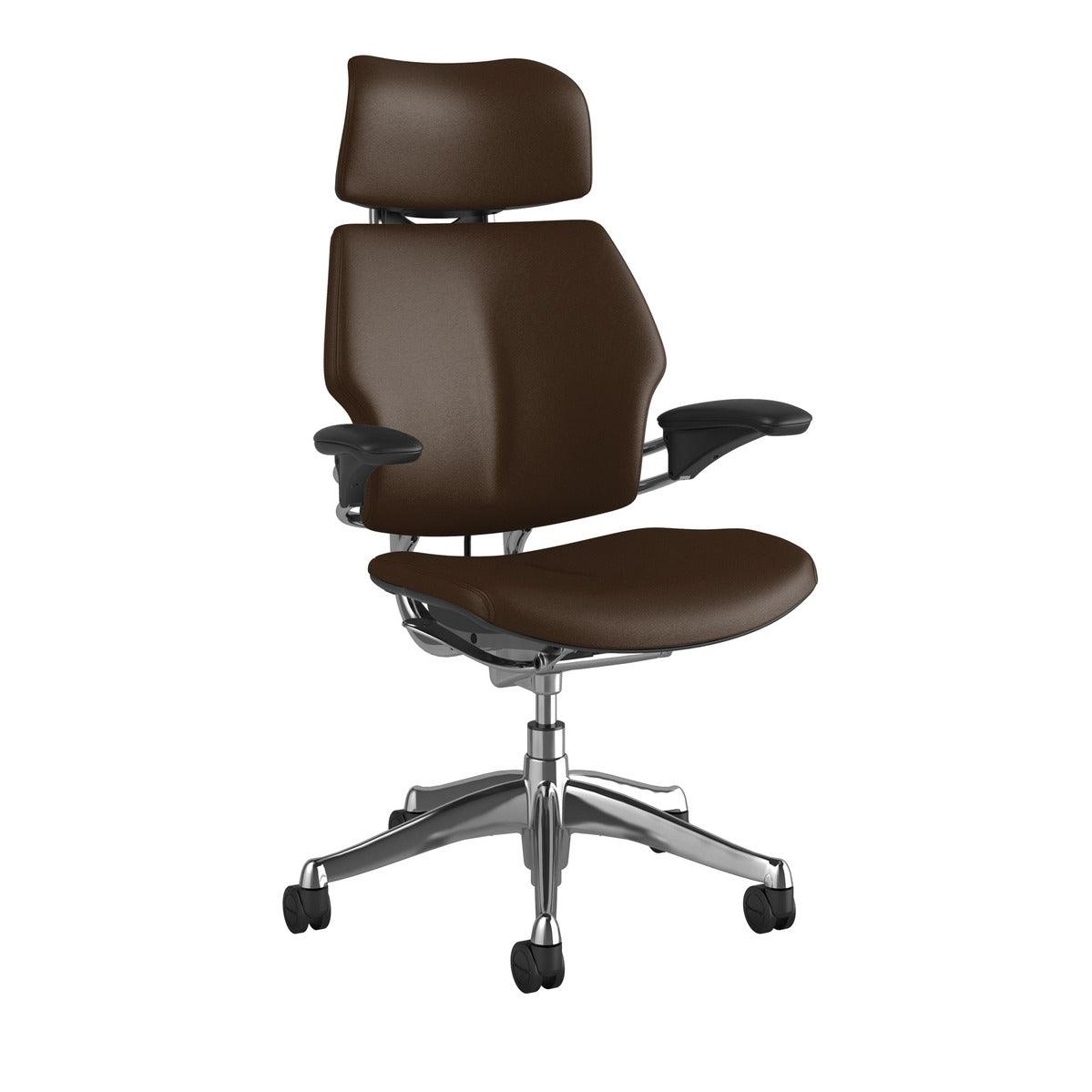 Fauteuil inclinable avec appui-tête Freedom - Cuir Canyon/Coffee - 37+ Design