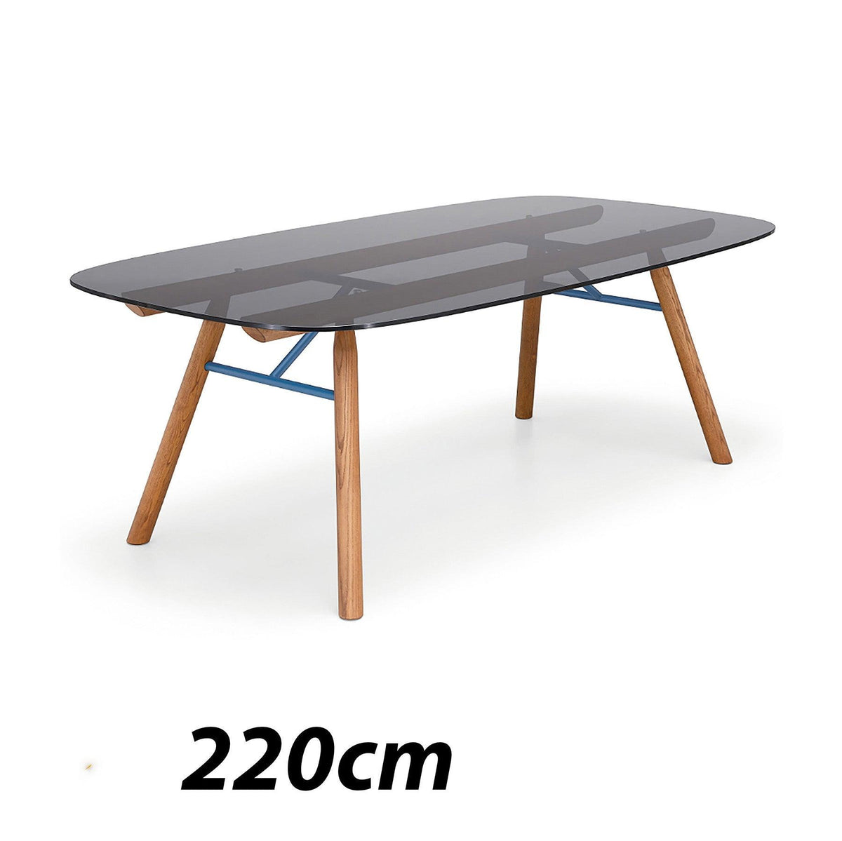 Table Suite en verre - 220x116cm - 37+ Design