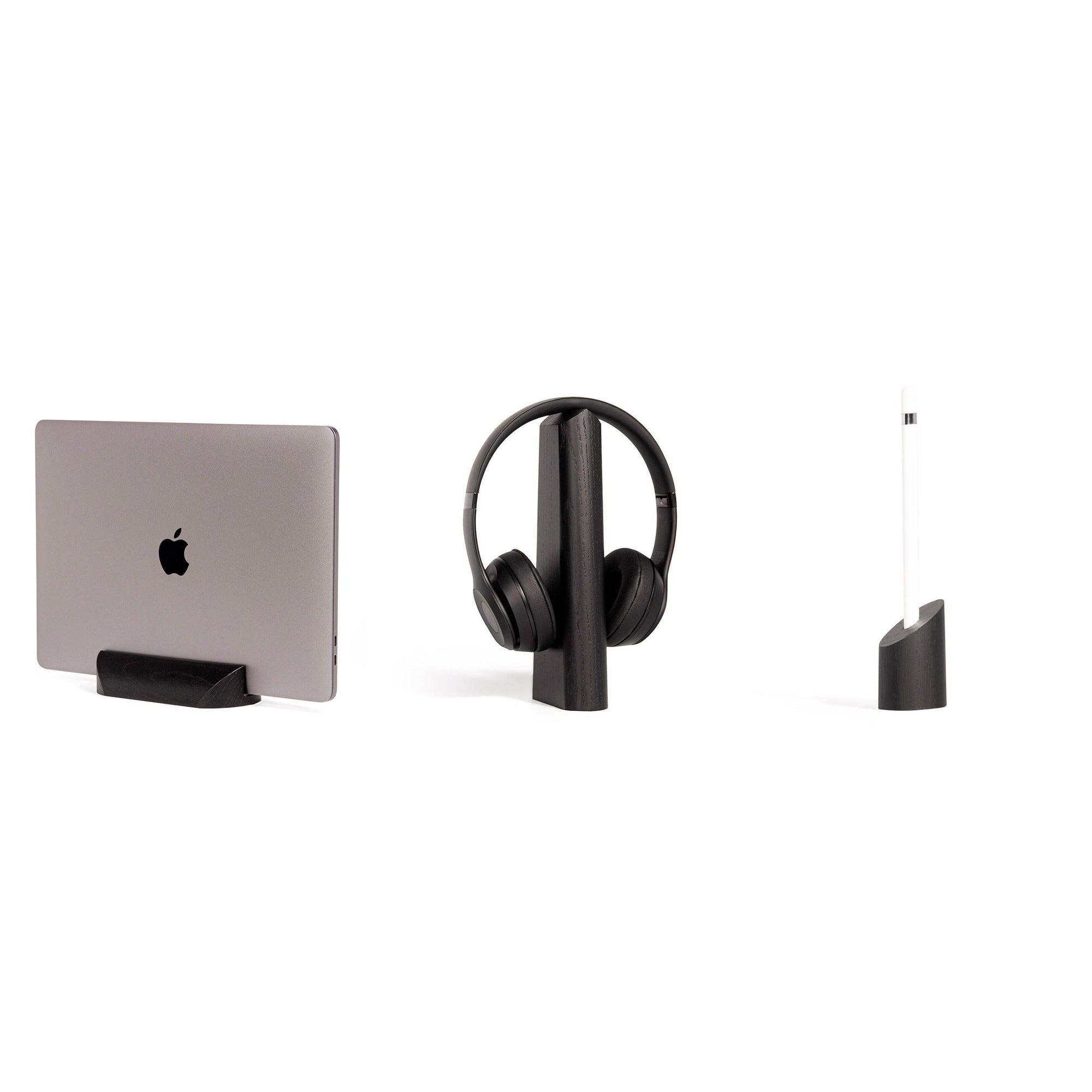 Set de 3 supports pour ordinateur portable, écouteurs & Apple Pencil - 37+ Design