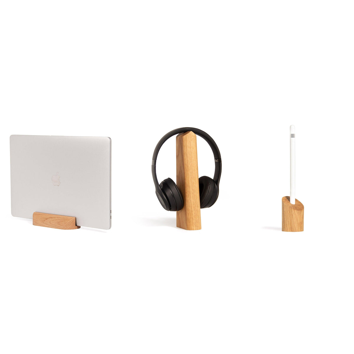 Set de 3 supports pour ordinateur portable, écouteurs &amp; Apple Pencil - 37+ Design