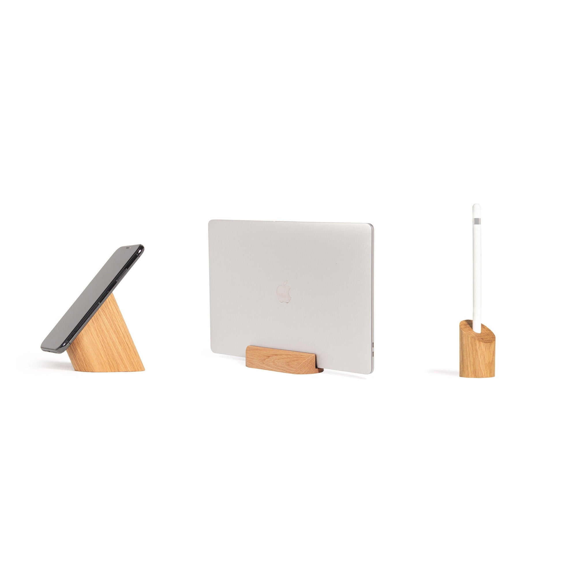 Set de 3 supports pour mobile, ordinateur portable & Apple Pencil - 37+ Design